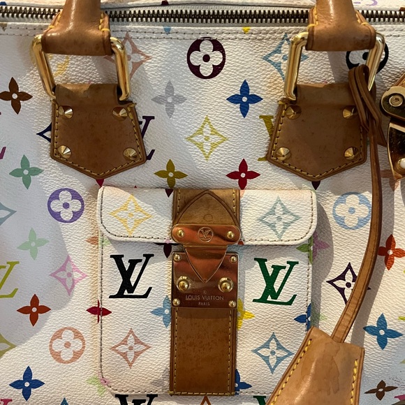 COPY - Louis Vuitton Multicolore Monogram Bag Takashi Murakami edition Speedy 3… - Picture 2 of 14